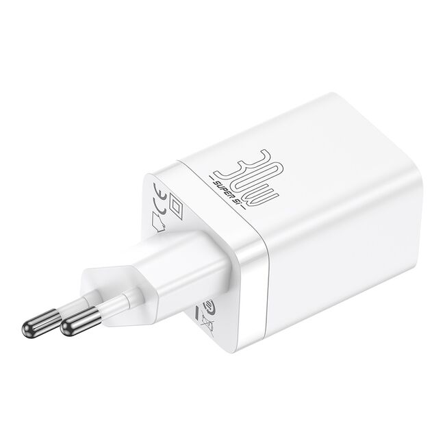 Incarcator Priza, 2in1, 30W - Baseus Super Si Pro (CCSUPP-E02) - White