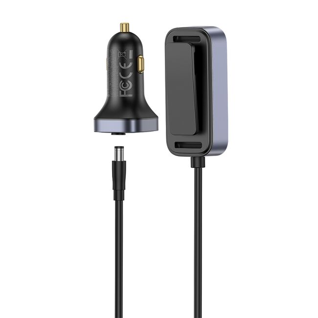 Incarcator Masina, Type-C, USB, 110W + Extensie Cablu 1.5m - Baseus BackseatPal L1 (C00081100121-00) - Black