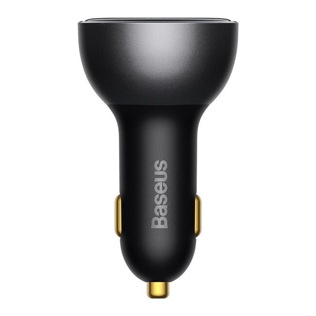 Incarcator Masina, Type-C, USB, 140W + Cablu USB-C 240W - Baseus (CGZX070001) - Black