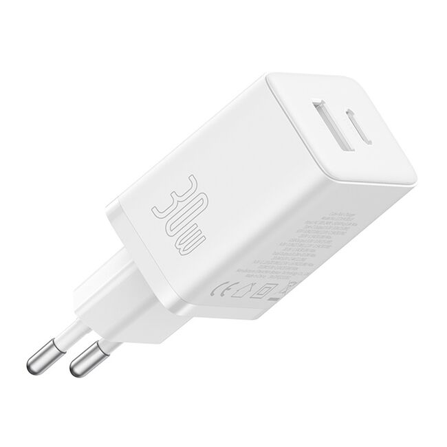 Incarcator USB, Type-C, Fast Charge 30W - Baseus (P10111404213-00) - Moon White