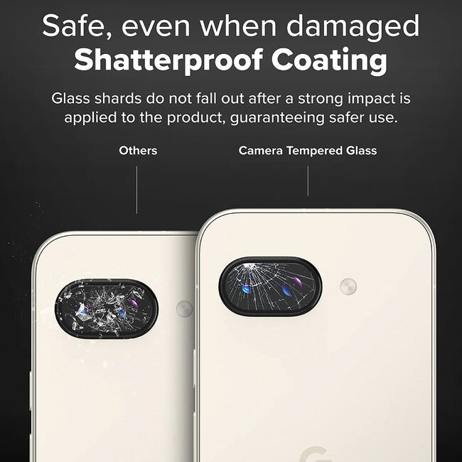 Folie Camera pentru Google Pixel 9a (set 2) - Ringke Camera Protector Glass - Clear