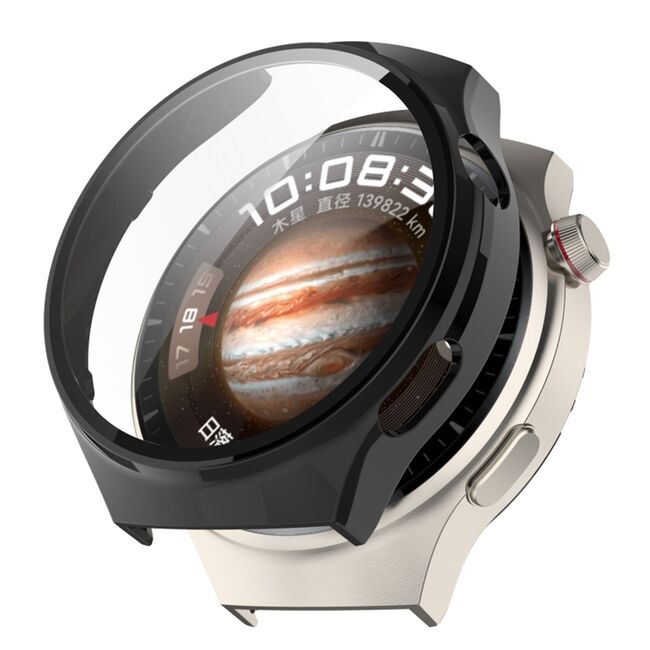 Set de Protecție 360° pentru Huawei Watch 4 Pro – Carcasa cu protectie ecran, Claritate HD, Design Elegant - Negru