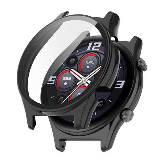 Set de Protecție 360° pentru Honor Watch GS 3 – Carcasa cu protectie ecran, Claritate HD, Design Elegant - Negru