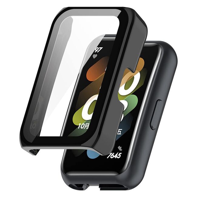 Set de Protecție 360° pentru Huawei Band 8 / 9 – Carcasa cu protectie ecran, Claritate HD, Design Elegant - Negru