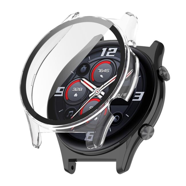 Set de Protecție 360° pentru Honor Watch GS 3 – Carcasa cu protectie ecran, Claritate HD, Design Elegant - Transparent