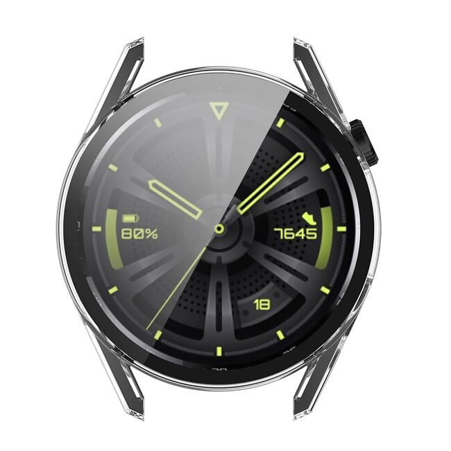 Set de Protecție 360° pentru Huawei Watch GT 3 (42mm) – Carcasa cu protectie ecran, Claritate HD, Design Elegant - Transparent