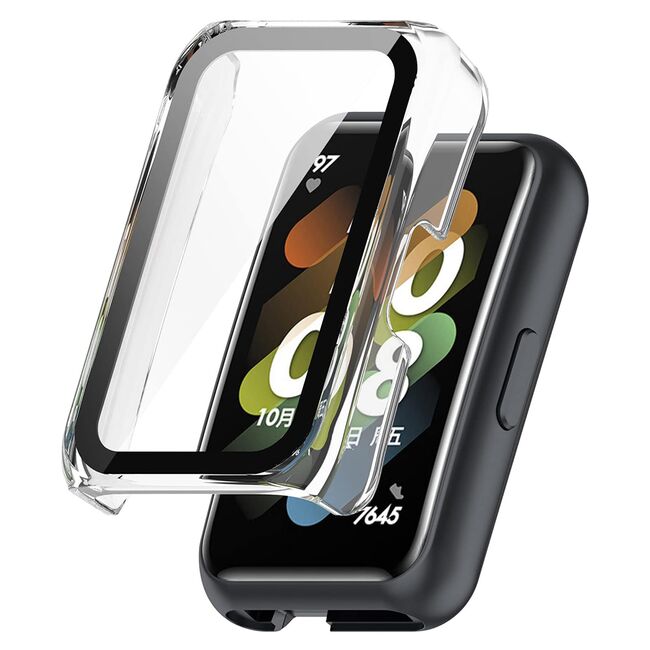 Set de Protecție 360° pentru Huawei Band 8 / 9 – Carcasa cu protectie ecran, Claritate HD, Design Elegant - Transparent
