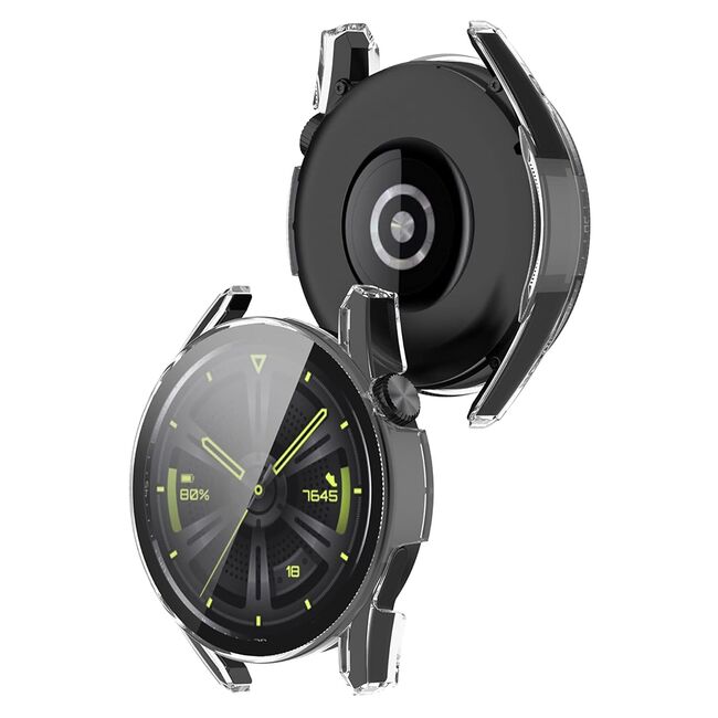 Set de Protecție 360° pentru Huawei Watch GT 3 (46mm) – Carcasa cu protectie ecran, Claritate HD, Design Elegant - Transparent