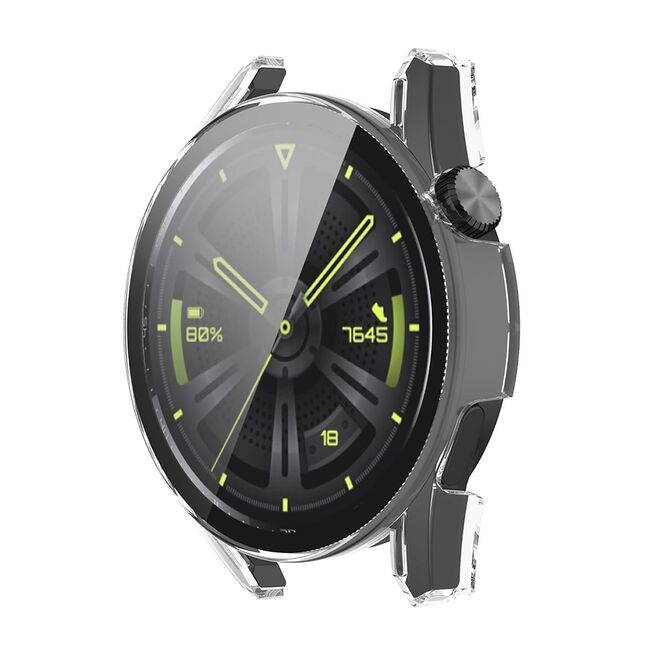 Set de Protecție 360° pentru Huawei Watch GT 3 (42mm) – Carcasa cu protectie ecran, Claritate HD, Design Elegant - Transparent