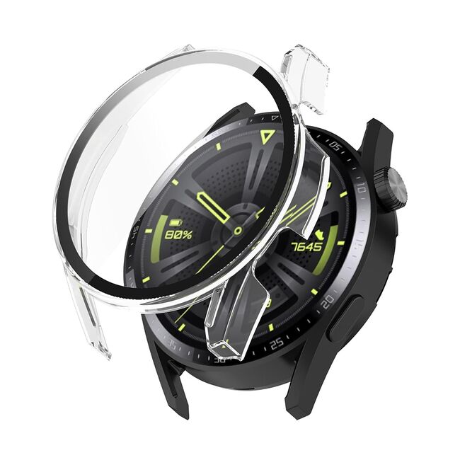 Set de Protecție 360° pentru Huawei Watch GT 3 (42mm) – Carcasa cu protectie ecran, Claritate HD, Design Elegant - Transparent
