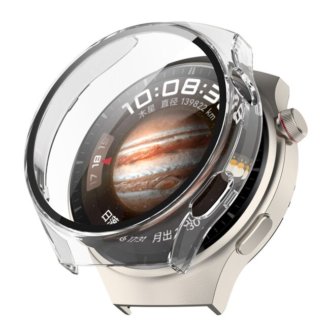 Set de Protecție 360° pentru Huawei Watch 4 Pro – Carcasa cu protectie ecran, Claritate HD, Design Elegant - Transparent