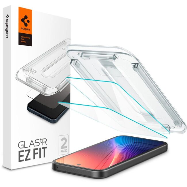 Folie pentru Google Pixel 9a (set 2) - Spigen Glas.tR EZ FIT - Clear