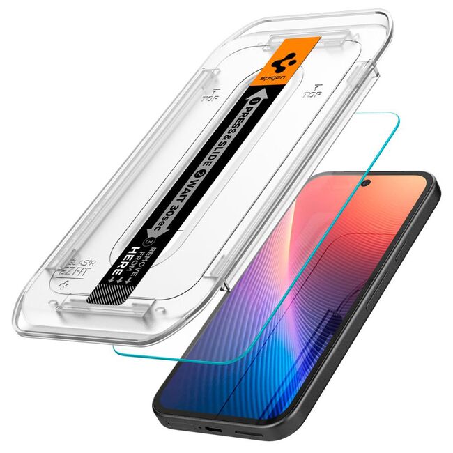 Folie pentru Google Pixel 9a (set 2) - Spigen Glas.tR EZ FIT - Clear