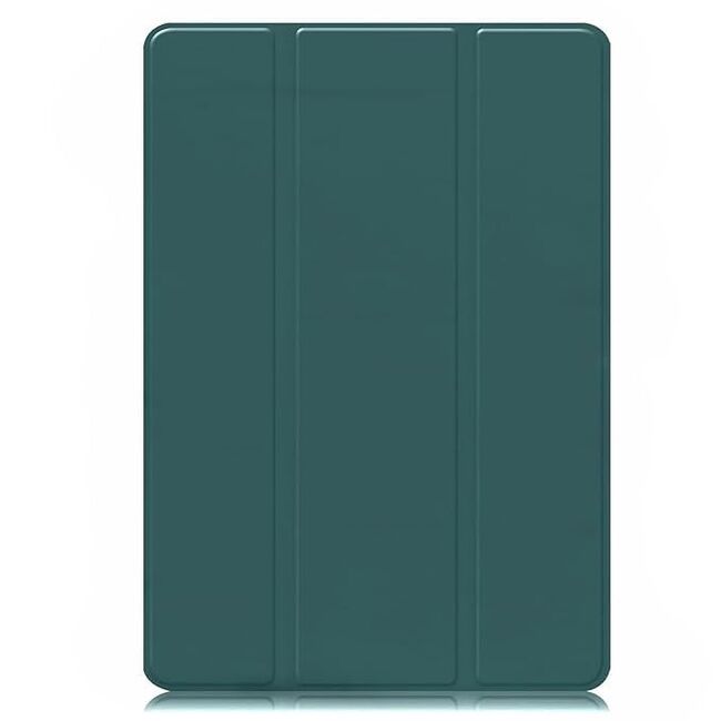 Husa pentru  Xiaomi Redmi Pad 2 Soft Shell cu functie wake-up/sleep si compartiment pentru stylus, tip stand - Verde