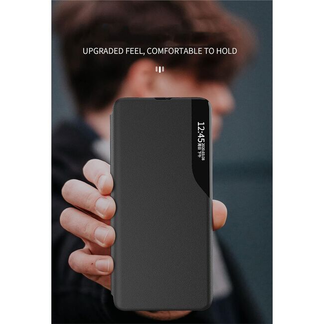Husa pentru  Honor 400 tip carte, Smart View, Portocaliu