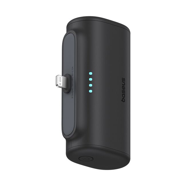 Power Bank pentru Telefon, Lightning, 20W, 5000mAh, Cablu Type-C - Baseus (P10068307413-00) - Black