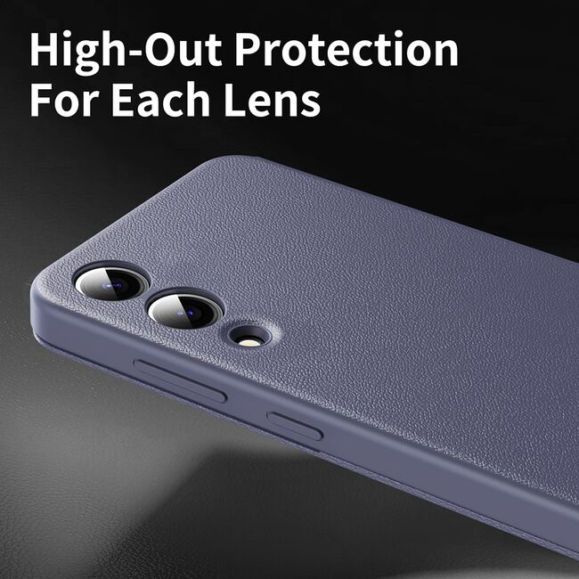 Husa pentru  Samsung Galaxy S25 Edge Smart Window View Tip Carte – Design Premium, Vizualizare Inteligenta, Protectie 360°, Card Slot, Textura Mata Eleganta - Mov