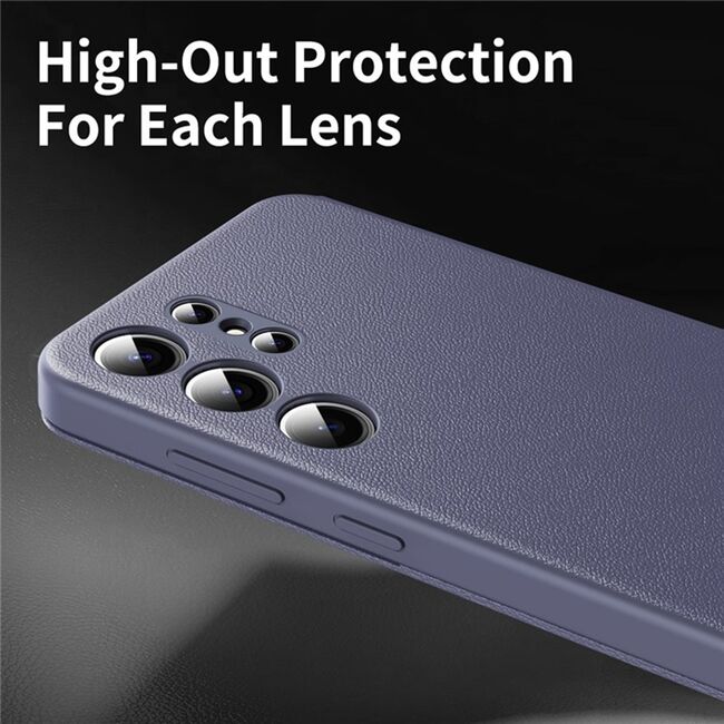 Husa pentru  Samsung Galaxy S25 Ultra Smart Window View Tip Carte – Design Premium, Vizualizare Inteligenta, Protectie 360°, Card Slot, Textura Mata Eleganta - Mov