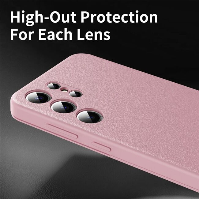 Husa pentru  Samsung Galaxy S25 Ultra Smart Window View Tip Carte – Design Premium, Vizualizare Inteligenta, Protectie 360°, Card Slot, Textura Mata Eleganta - Roz