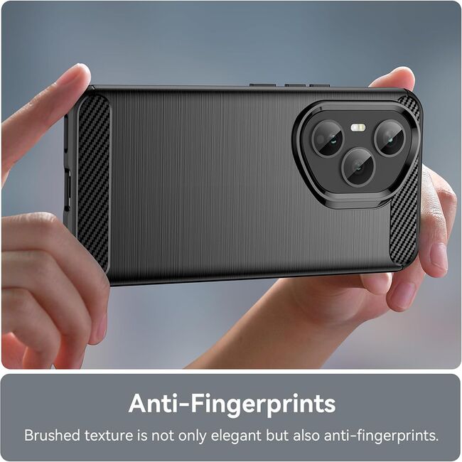 Husa pentru Honor 400 Pro Carbon Liquid Silicone, Albastru