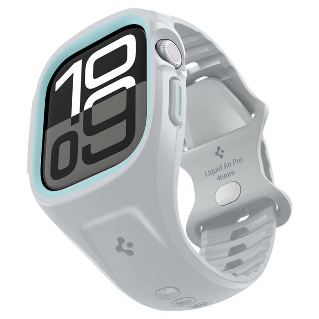 Husa pentru Apple Watch 10 46mm - Spigen Liquid Air Pro - Grey