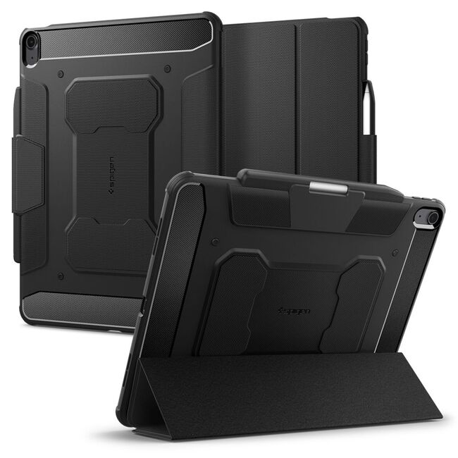 Husa pentru iPad Air 13 (2024) / Air 13 (2025) - Spigen Rugged Armor Pro - Black