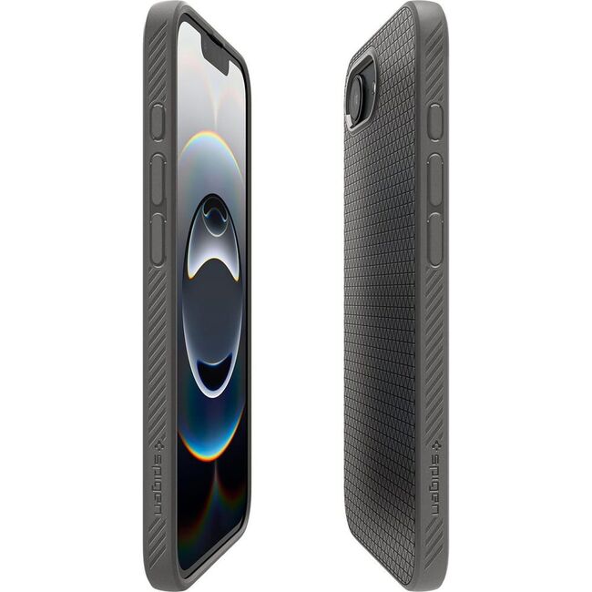 Husa pentru iPhone 16e - Spigen Liquid Air - Marble Grey