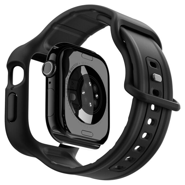 Husa pentruApple Watch 10 42mm - Spigen Caseology Vault - Matte Black