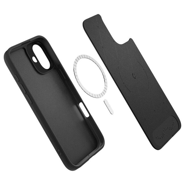 Husa pentru iPhone 16 - Spigen Cyrill Kajuk MagSafe - Black