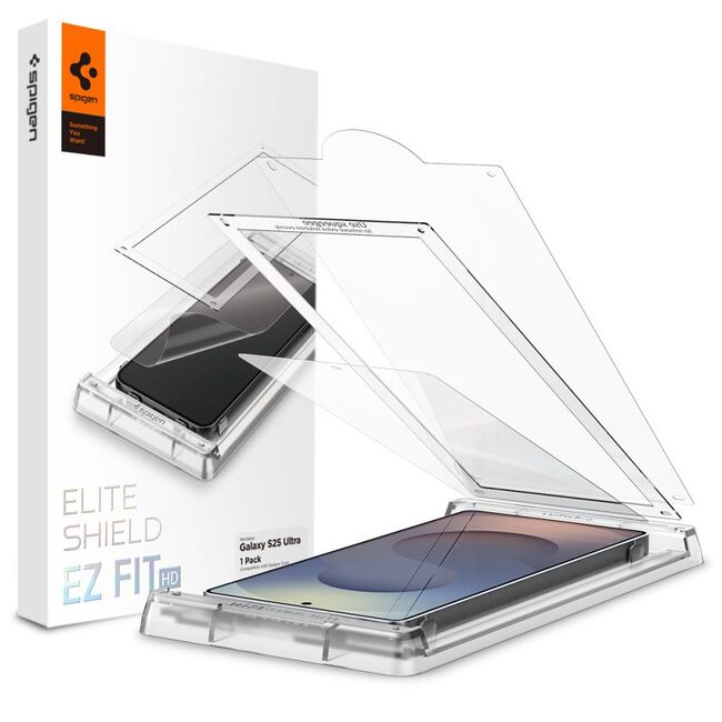 Folie pentru Samsung Galaxy S25 Ultra - Spigen Elite Shield EZ Fit HD - Clear