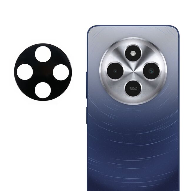 Folie Camera pentru Xiaomi Redmi 14C / Poco C75 - Techsuit Full Camera Glass - Black