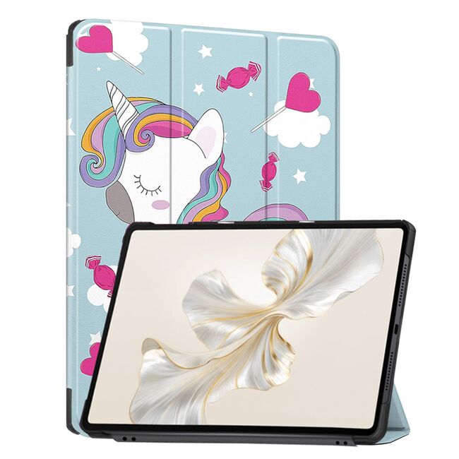 Husa pentru  Honor Pad X9a tip stand functie sleep/wake-up, protectie 360 - Unicorn