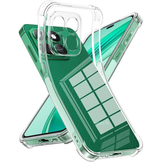 Husa pentru  Honor X6c Slim Anti-Shock 1.5mm reinforced 4 corners, Transparent