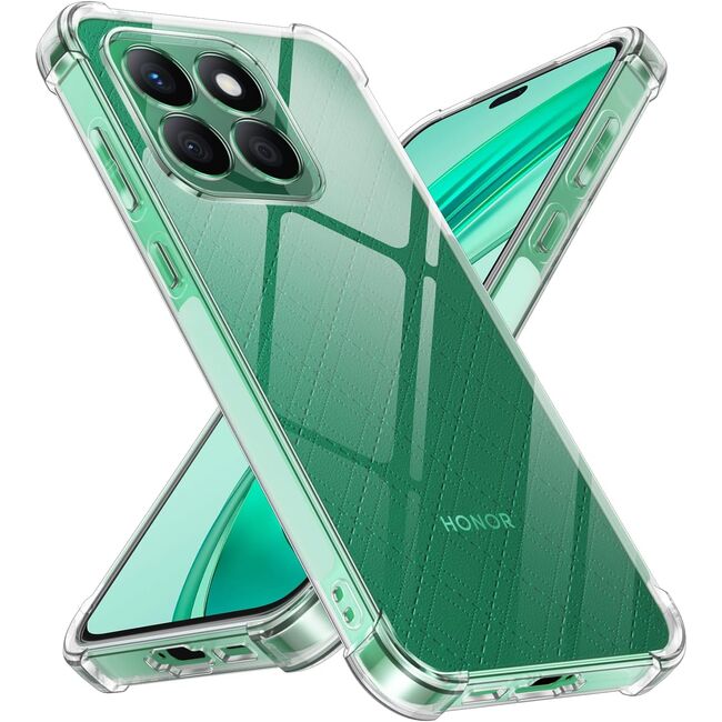 Husa pentru  Honor X6c Slim Anti-Shock 1.5mm reinforced 4 corners, Transparent