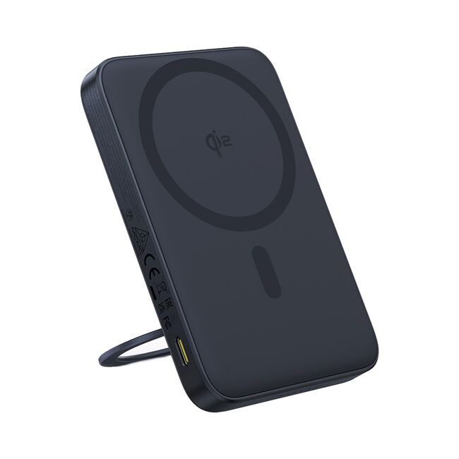 Acumulator Extern Type-C, Qi2, 20W, 5000mAh, with Cable Type-C - Baseus PicoGo - Negru
