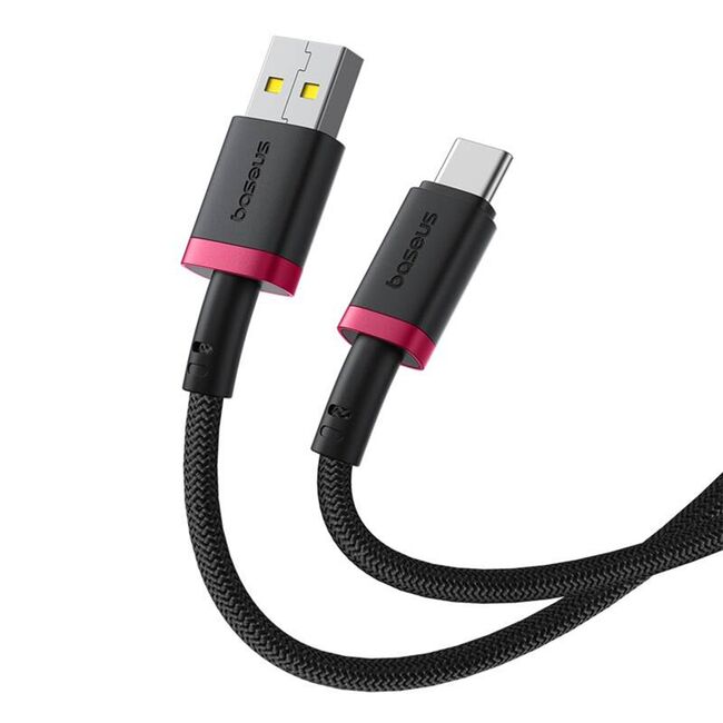 Cablu de Date USB la Type-C, 60W, 2m - Baseus Dura - Negru