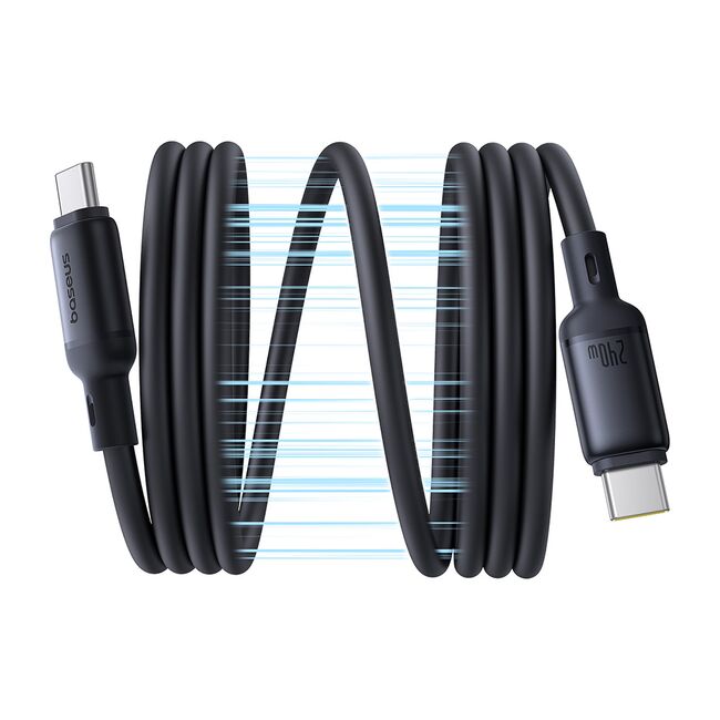 Cablu Type-C, 240W, Magnetic, 1m - Baseus PicoGo - Negru