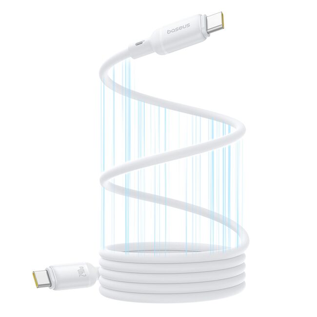 Cablu Type-C, 240W, Magnetic, 1m - Baseus PicoGo - Alb