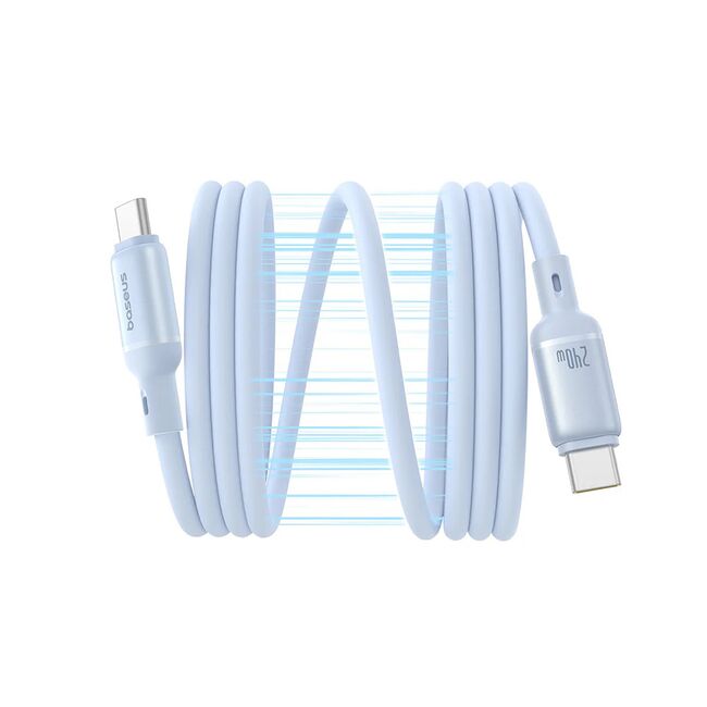 Cablu Type-C, 240W, Magnetic, 1m - Baseus PicoGo - Blue
