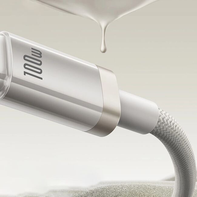 Cablu USB, Type-C, 100W, 2m - Baseus Titanium - Silver
