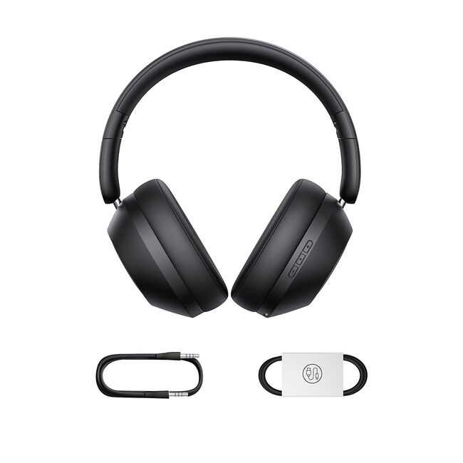 Casti Over-Ear, Sound Isolation, Bletooth 5.3, Foldable, Bass 30 Max, Type-C - Baseus Bass 30 Max - Cosmic Black