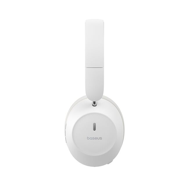 Casti Over-Ear, Sound Isolation, Bletooth 5.3, Foldable, Bass 30 Max, Type-C - Baseus Bass 30 Max - Moon White