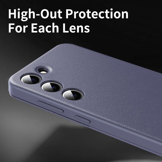 Husa pentru  Samsung Galaxy S23 Plus  Smart Window View Tip Carte – Design Premium, Vizualizare Inteligenta, Protectie 360°, Card Slot, Textura Mata Eleganta - Mov