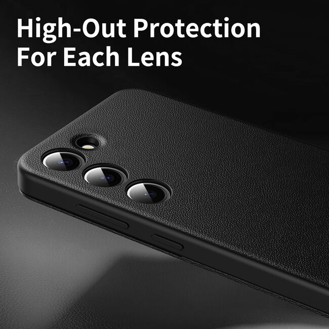 Husa pentru  Samsung Galaxy S23 Plus  Smart Window View Tip Carte – Design Premium, Vizualizare Inteligenta, Protectie 360°, Card Slot, Textura Mata Eleganta - Negru