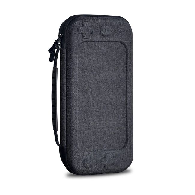 Husa durabila HardShield pentru Nintendo Switch 2 – Protectie Rigida, Compartiment pentru 10 Jocuri, Design Compact – Gri inchis