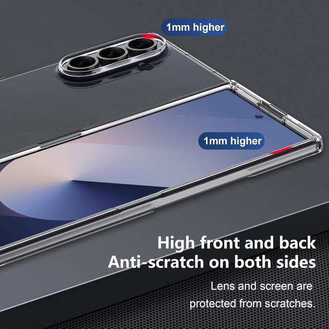 Husa pentru Samsung Galaxy Z Fold 7 Anti-Shock 1.5mm, transparent