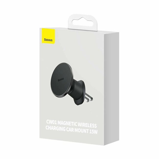 Suport Auto Grila de Ventilatie, Magnetic, 15W, 360° - Baseus - Negru