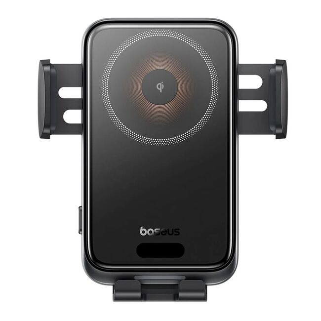 Suport de Telefon cu Incarcare Wireless, 15W, LED - Baseus Wisdom Pro - Negru