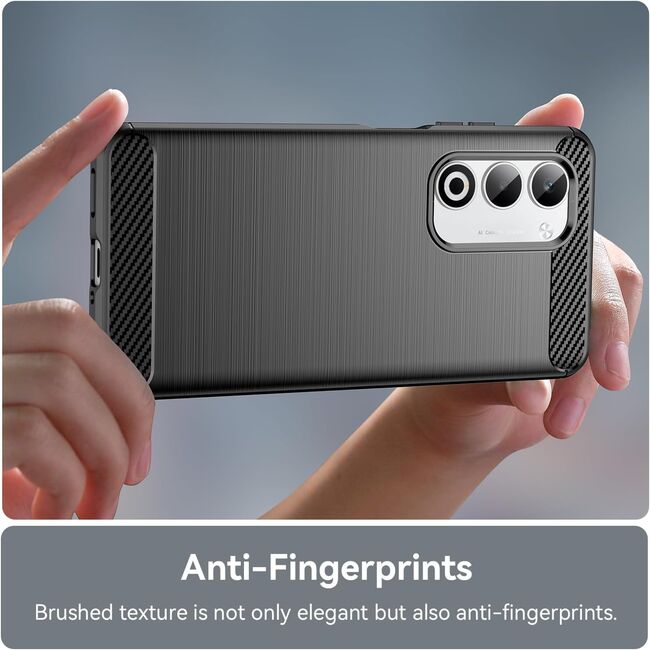 Husa pentru Oppo A5 4G, 5G / Oppo A5m Carbon Liquid Silicone, Negru