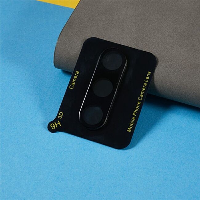 Folie de protectie camera pentru  Samsung Galaxy Z Fold 7 din sticla securizata, Full Cover, Rezistenta 9H, Anti-Zgârieturi, montare usoara - Negru